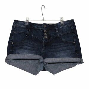 LOVESICK High Waist Short Button Front Juniors Size 9